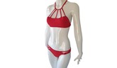 Red Two Piece Push Up Bikini 